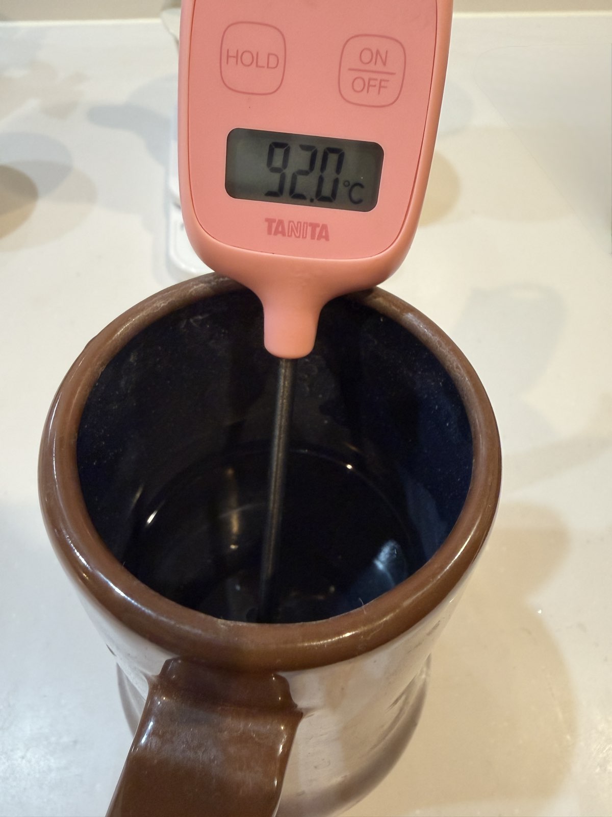 92℃のお湯