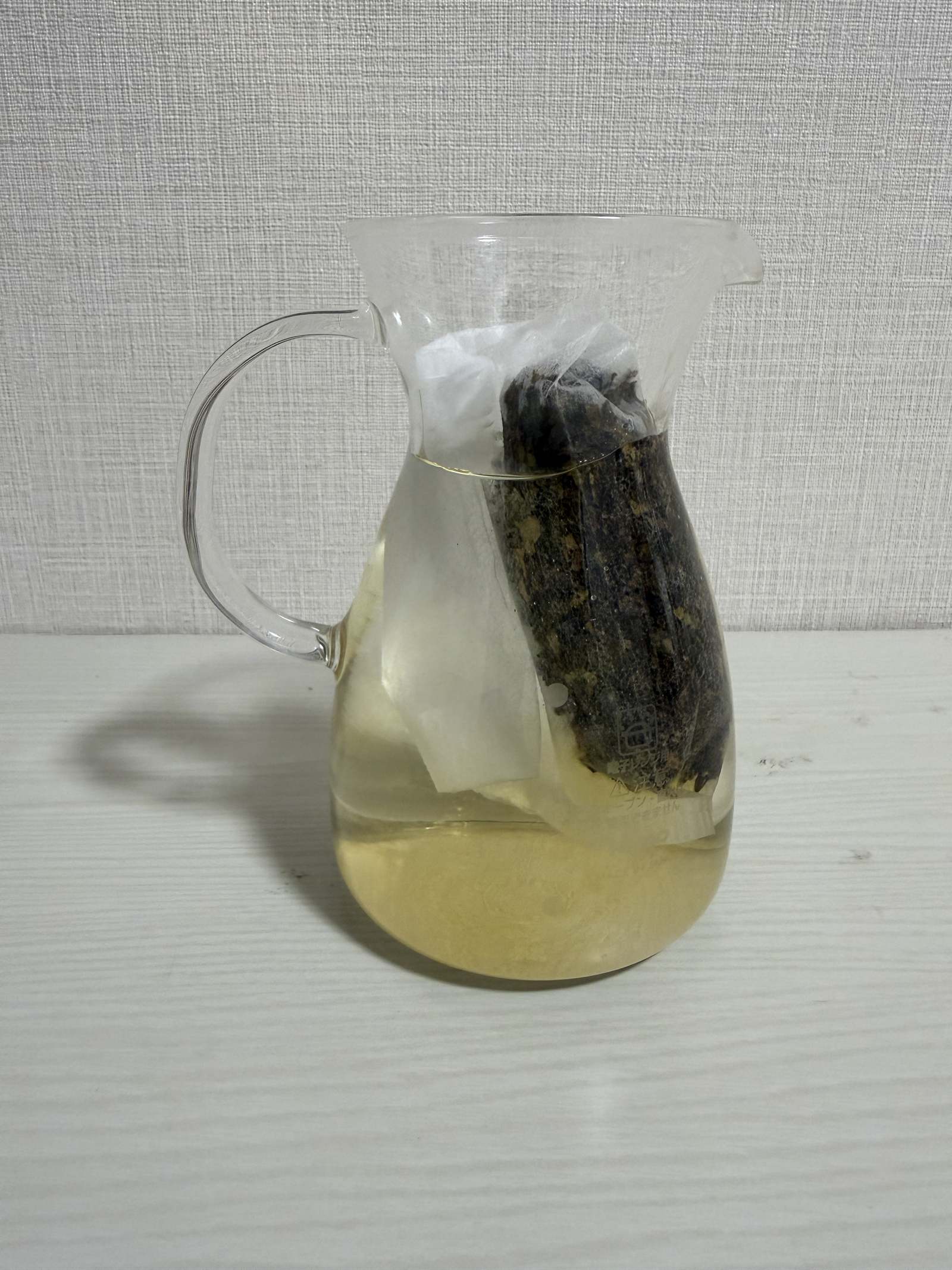 水出し直後の様子